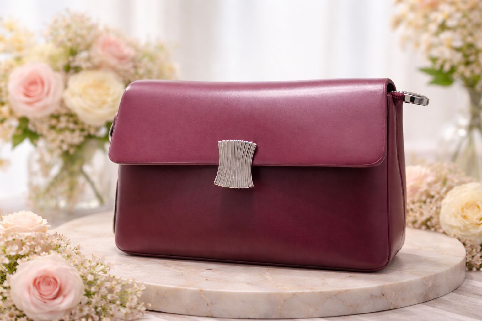 Ladies classic pio leather bag